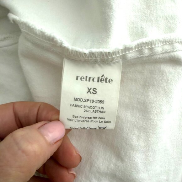 Retrofete Ada Jacket in White Size XS - Picture 8 of 12